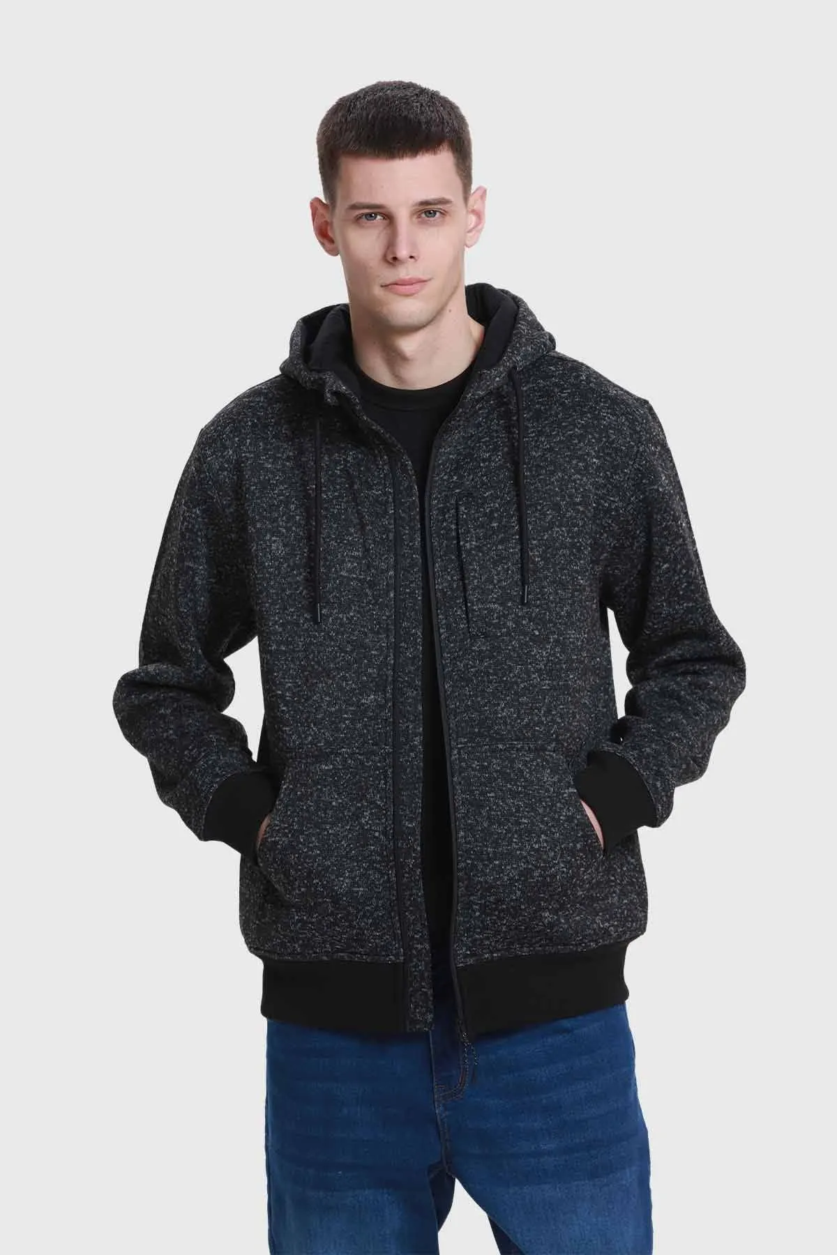 Polar Hombre Hoodie Negro