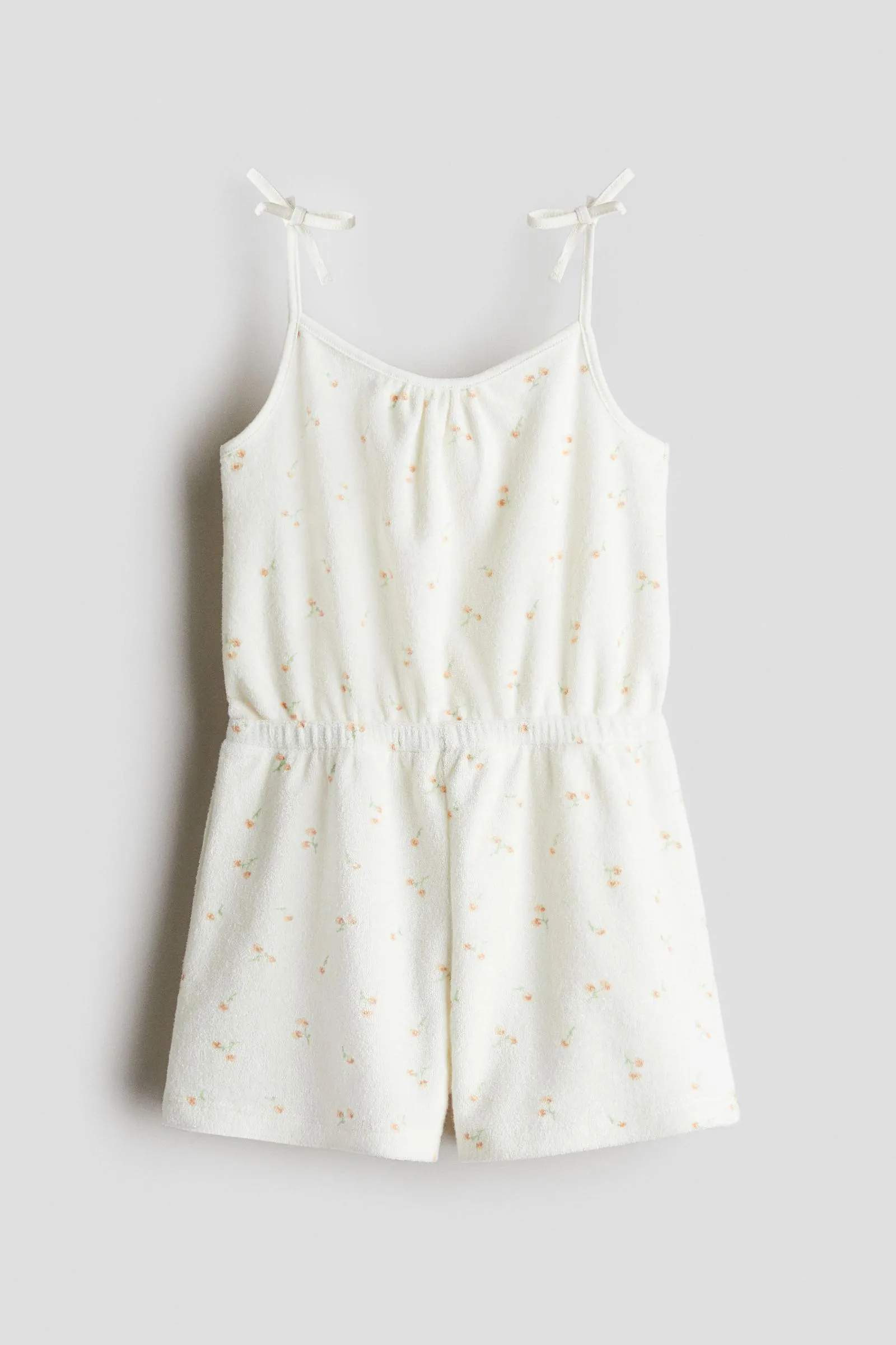 Enterito corto estampado en tejido terry