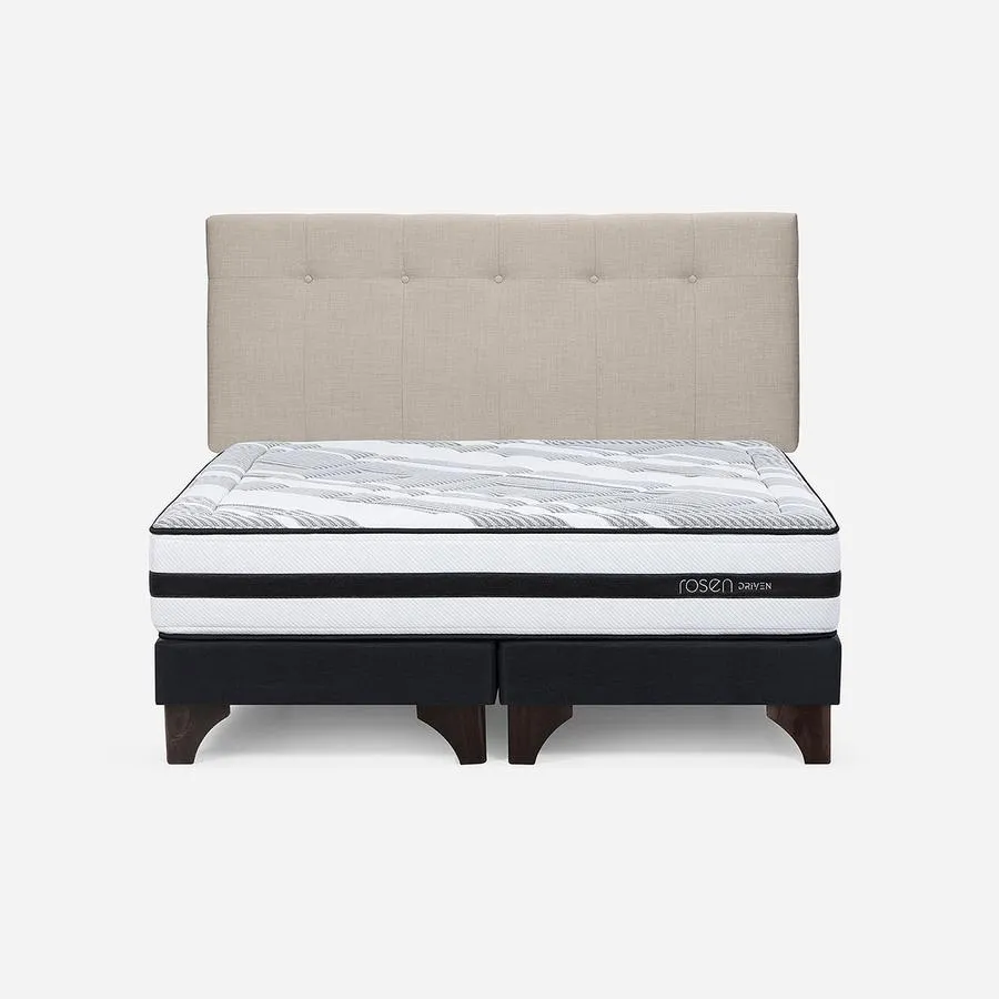 Cama Driven King + Respaldo New Bennet