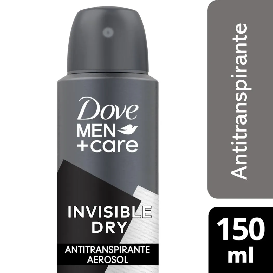 Desodorante en Aerosol Dove Men Invisible Dry Hombre 150ml