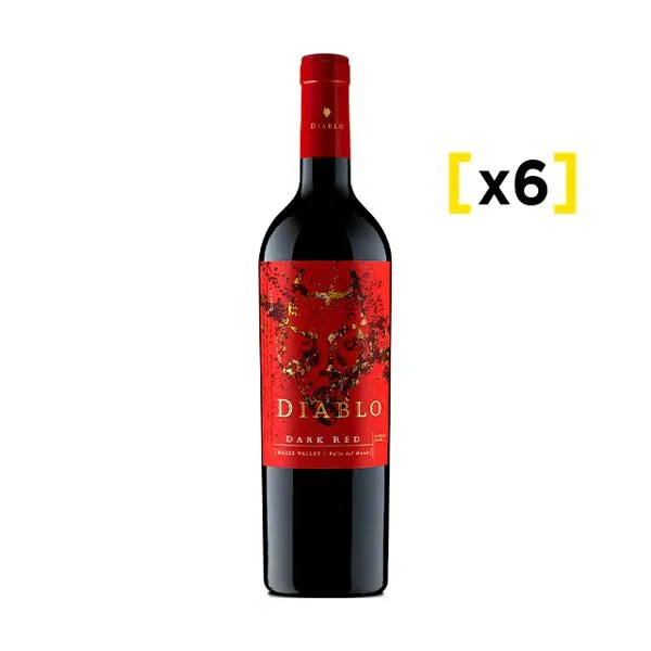 Vino Diablo Dark Red 750 CC x6