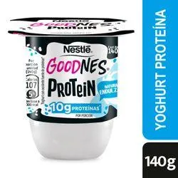 Yogurt Nestlé Goodnes Protein Natural Endulzado 140 g