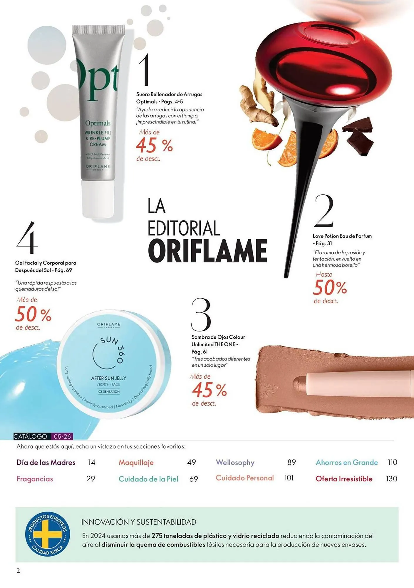 Catálogo de Catálogo Oriflame 28 de marzo al 17 de abril 2026 - Página 2