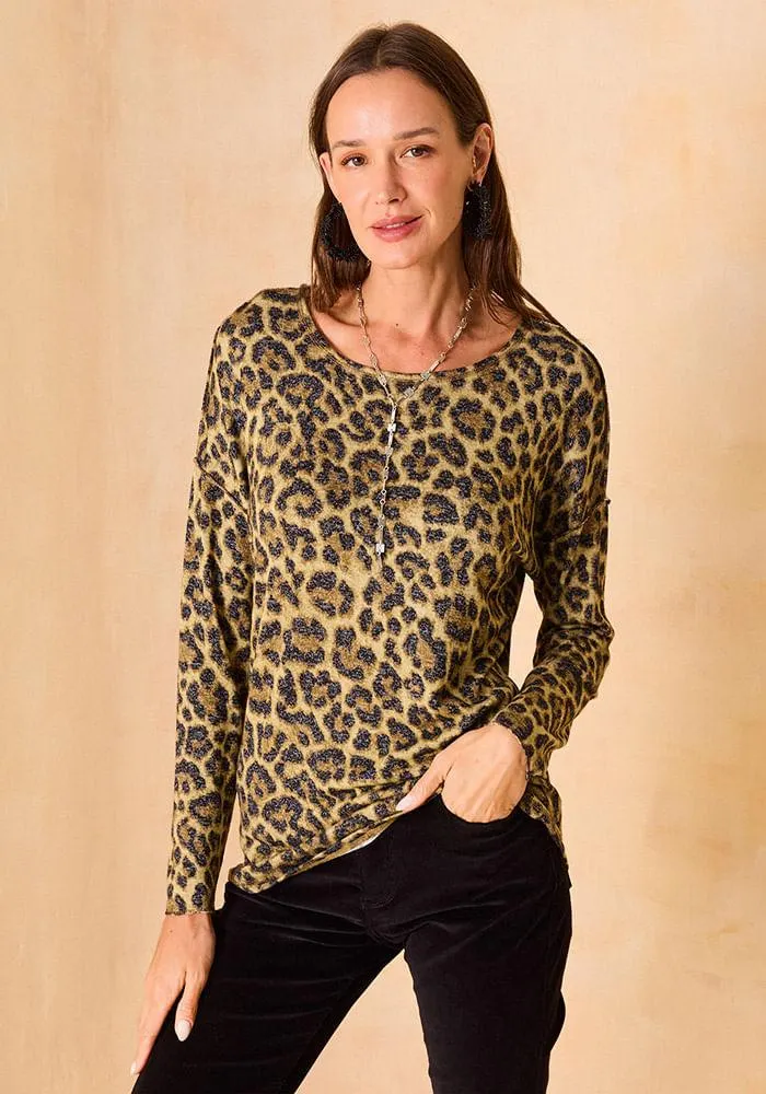 Polera Estampado Animal Print
