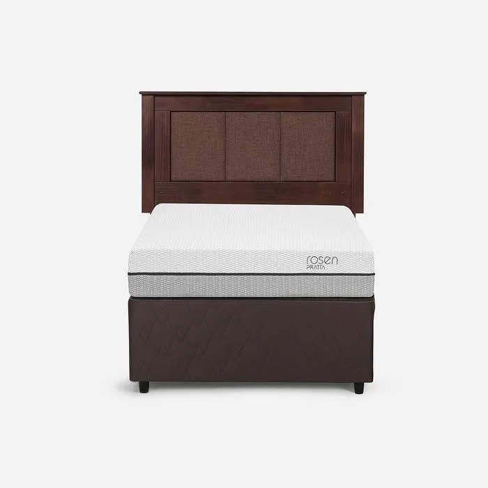 Diván Cama Pratta 1,5 Plazas + Respaldo Rachel