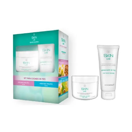 PACK SKIN LAB FOOT CARE EXFOLIANTE+HIDRATANTE