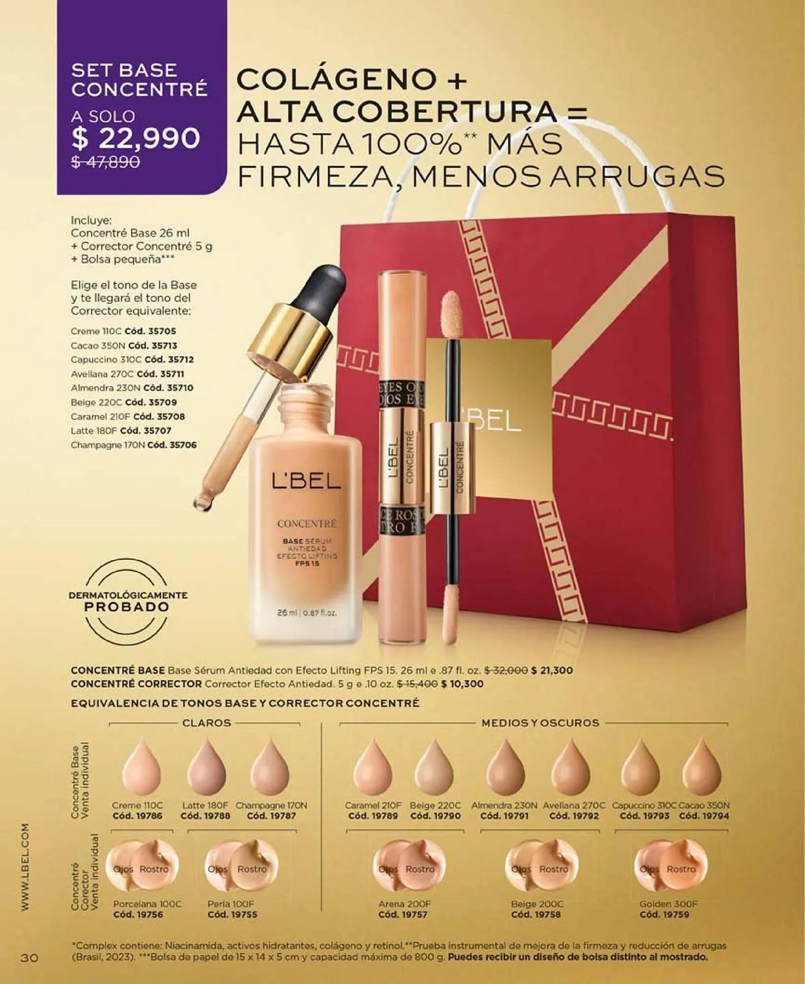 Catálogo de Catálogo L'Bel 19 de octubre al 2 de noviembre 2023 - Página 22