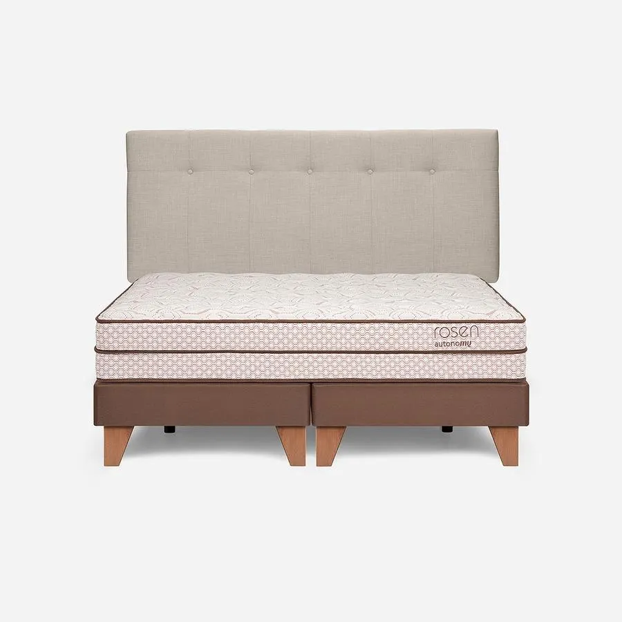 Cama Autonomy Land King + Respaldo New Bennet