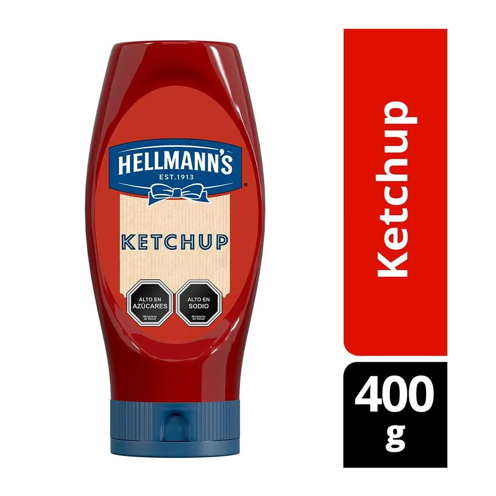 Ketchup Hellmanns Sqz 400 Gr