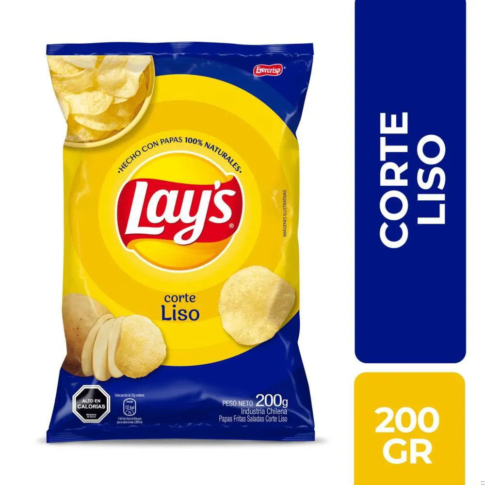 Papas fritas corte liso