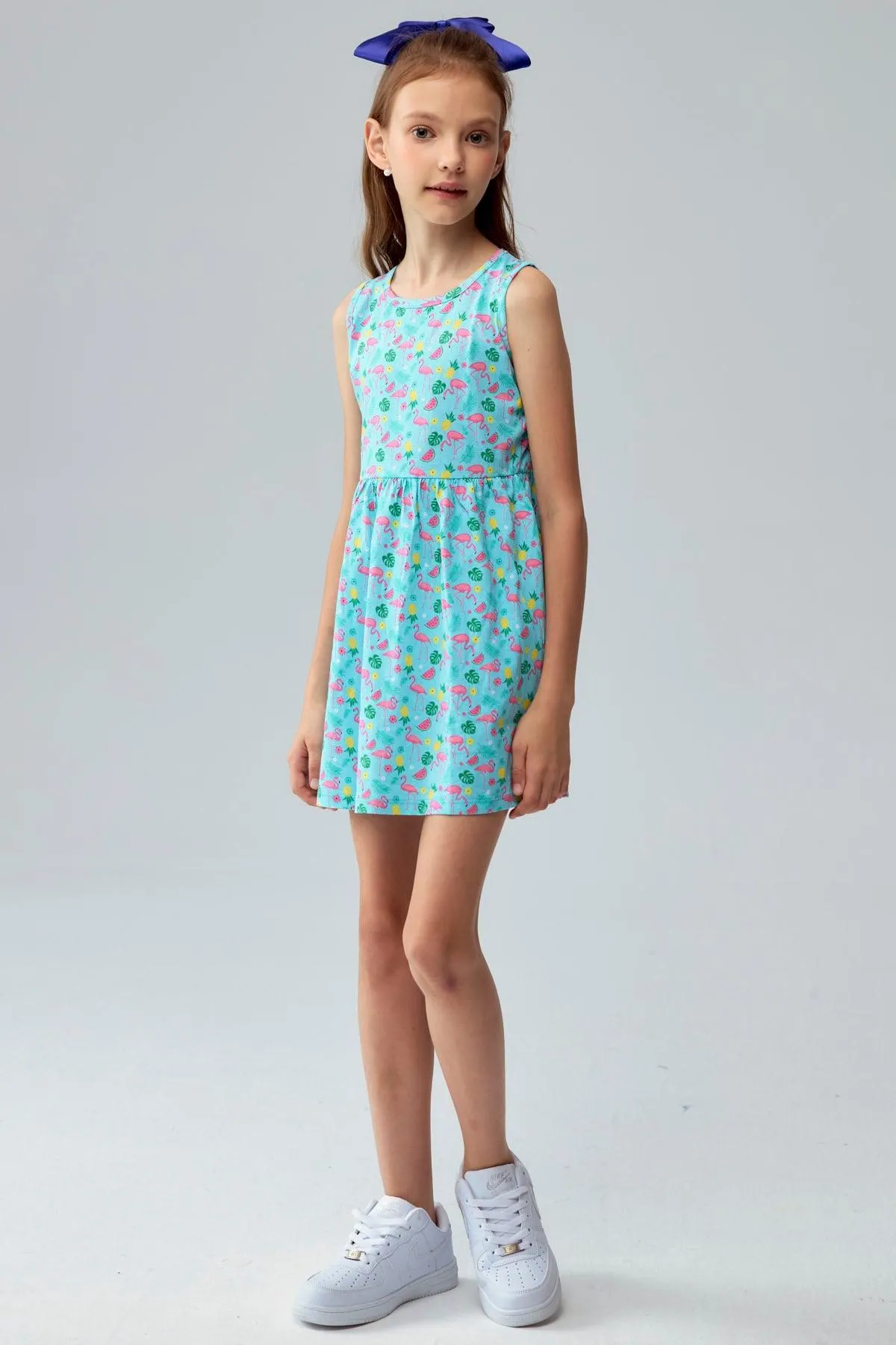 Vestido Niña Básico Toodler Celeste