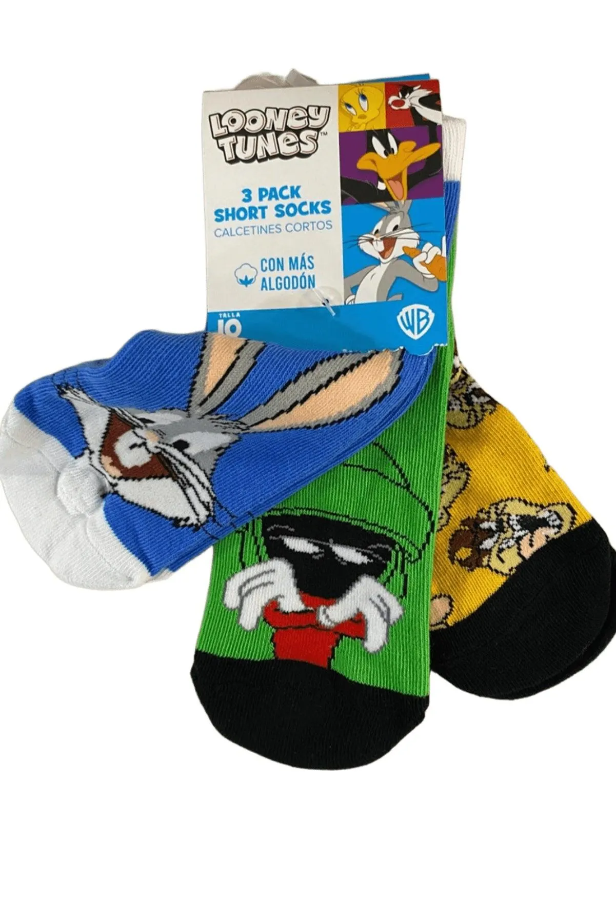 Calceta Deportiva Niño Looney Tunes Azul