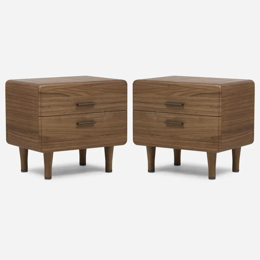 Set 2 Veladores Ezra Madera