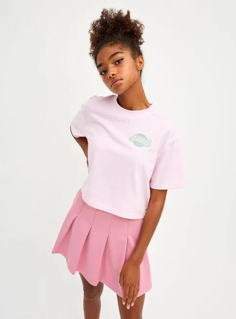 Crop Tops con Cuello Redondo