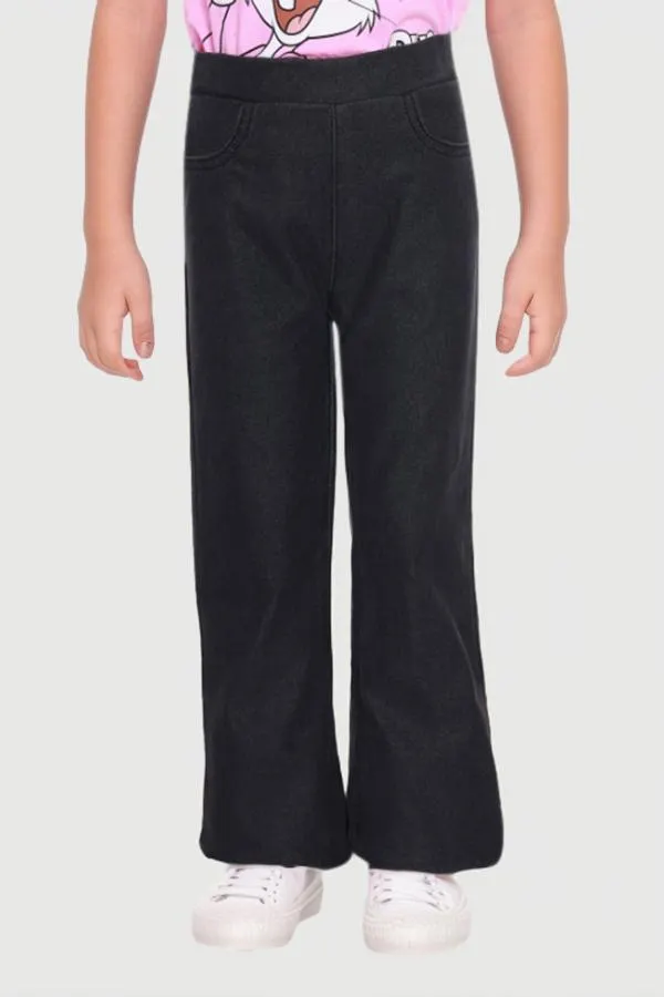 Jeans niÑa flare leggins gris