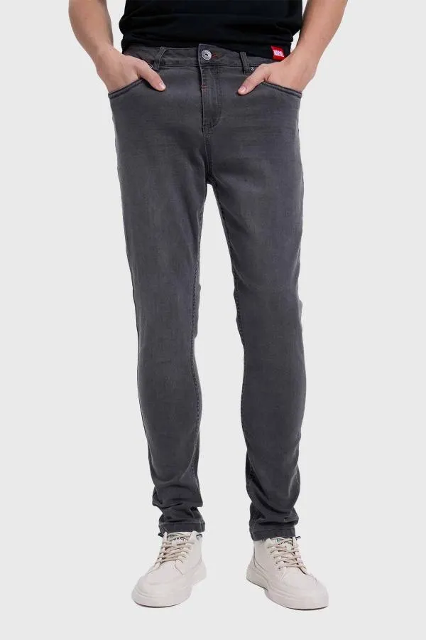 Jeans hombre skinny 101 gris oscuro