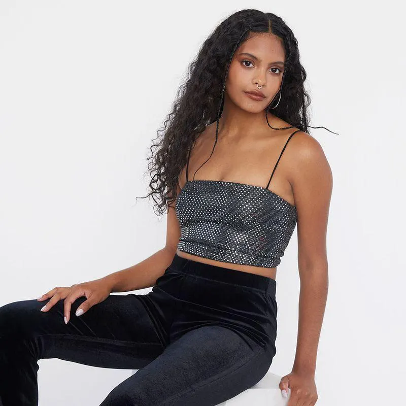 Peto Mujer Brillos Silver