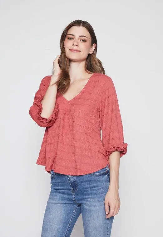 Polera Mujer Coral Fantasia Family Shop