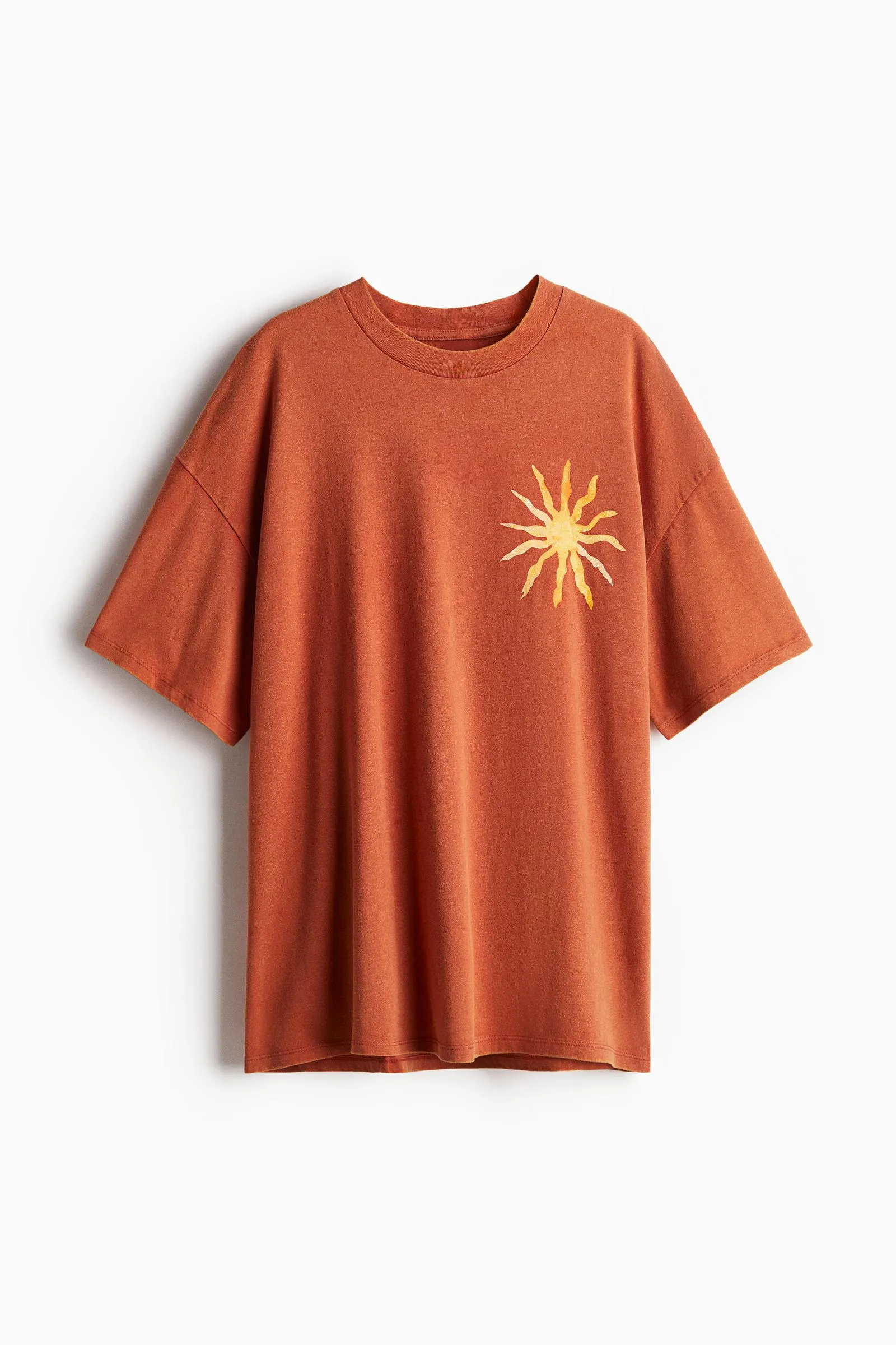 Polera oversize con motivo