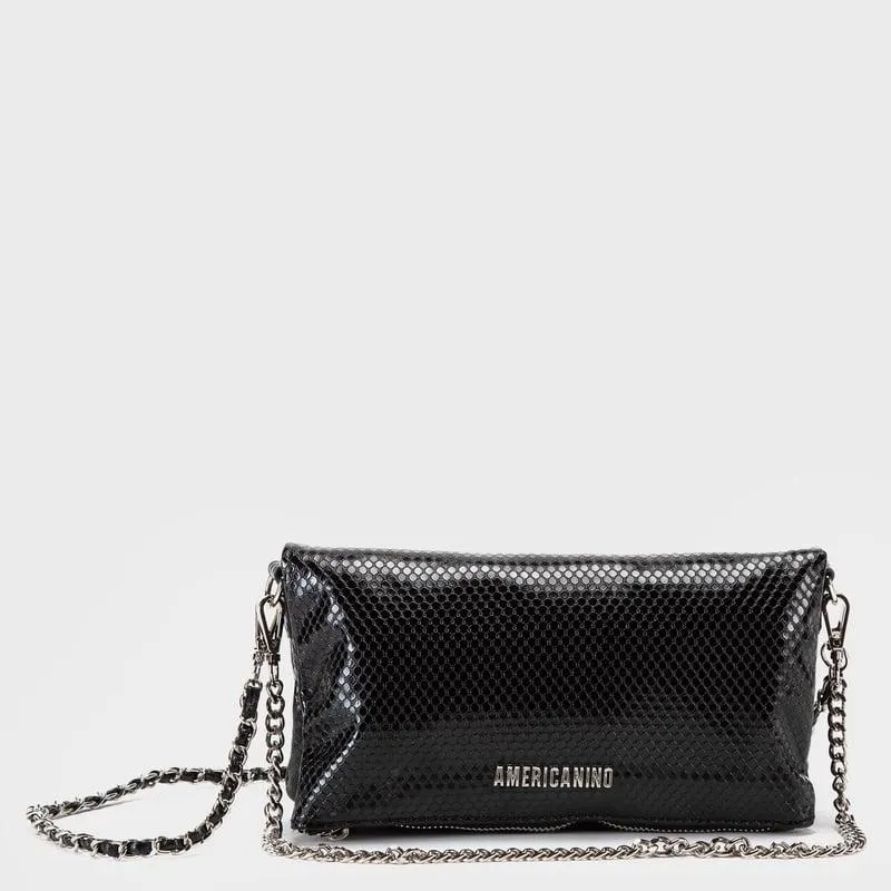 Bandolera Americanino Negra Con Cadena