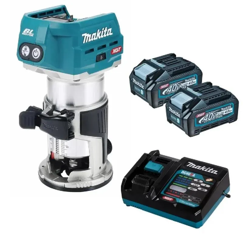 Fresadora 1/4" (6Mm) (8Mm) 3/8" 40V Gxt 10.000-31. Rt001Gm202 Makita