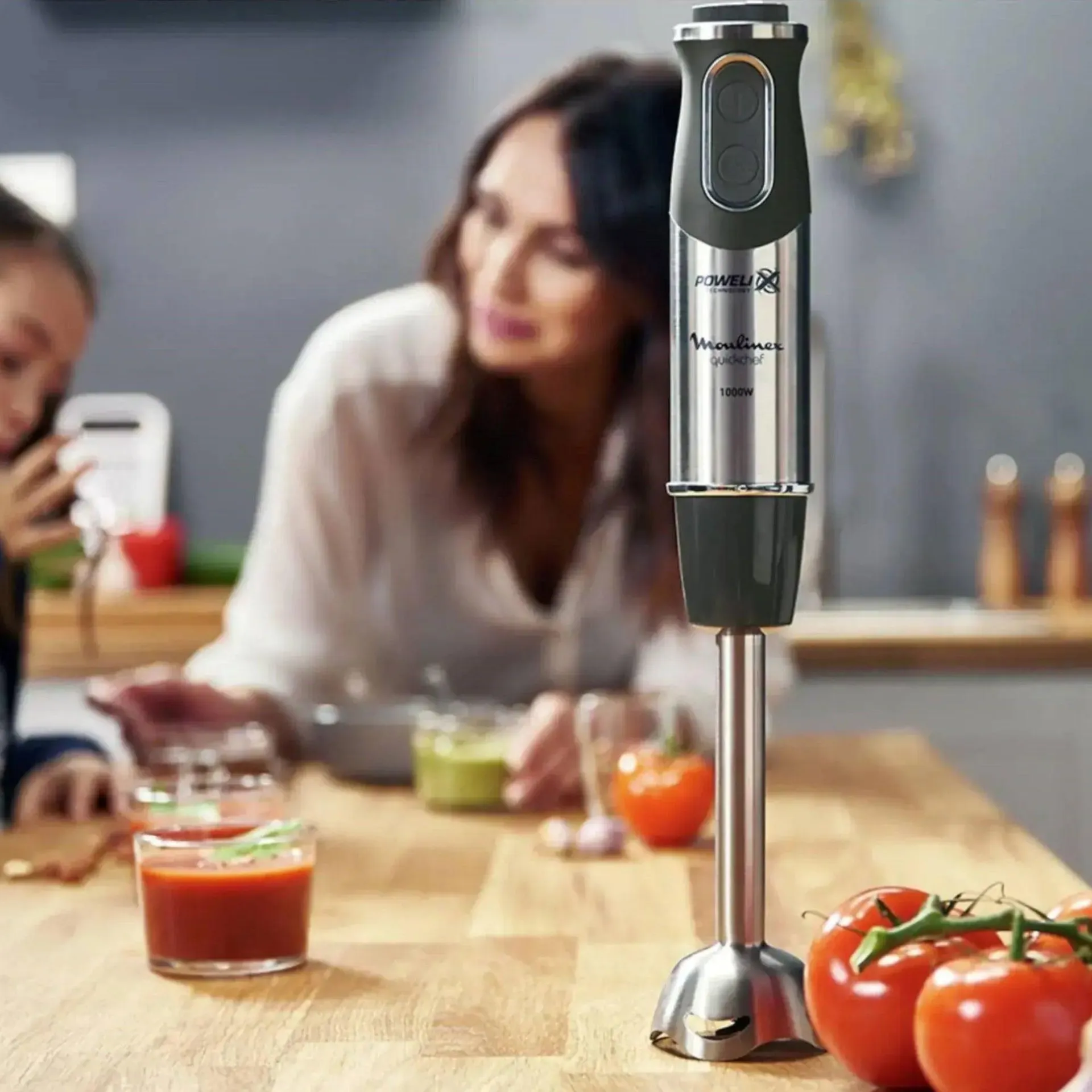 Batidora De inmersión 3 En 1 Quickchef Moulinex