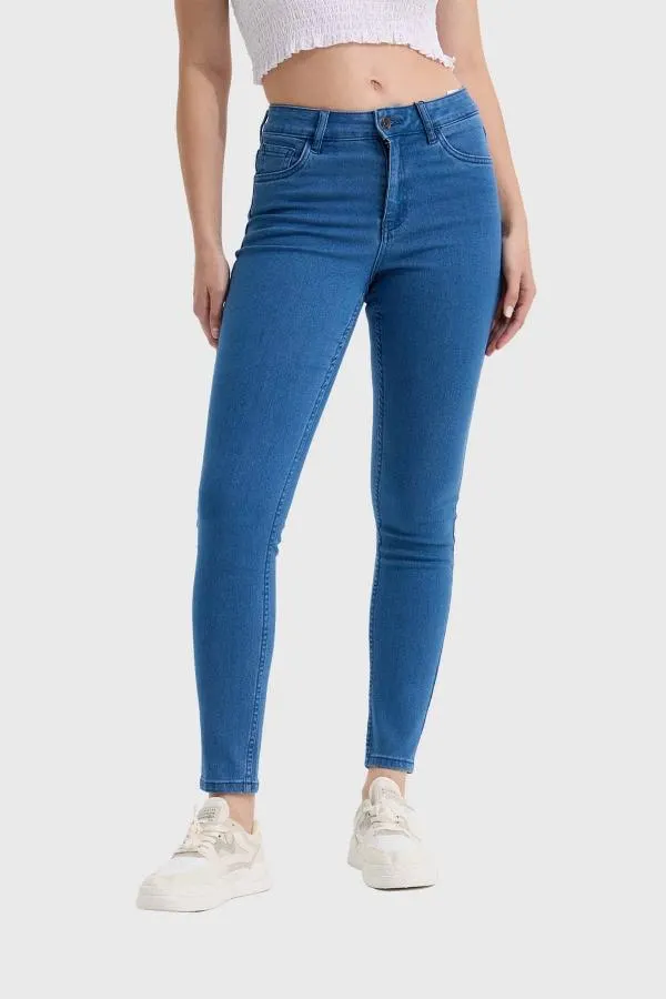 Jeans mujer super skinny emilia azul fsp ii