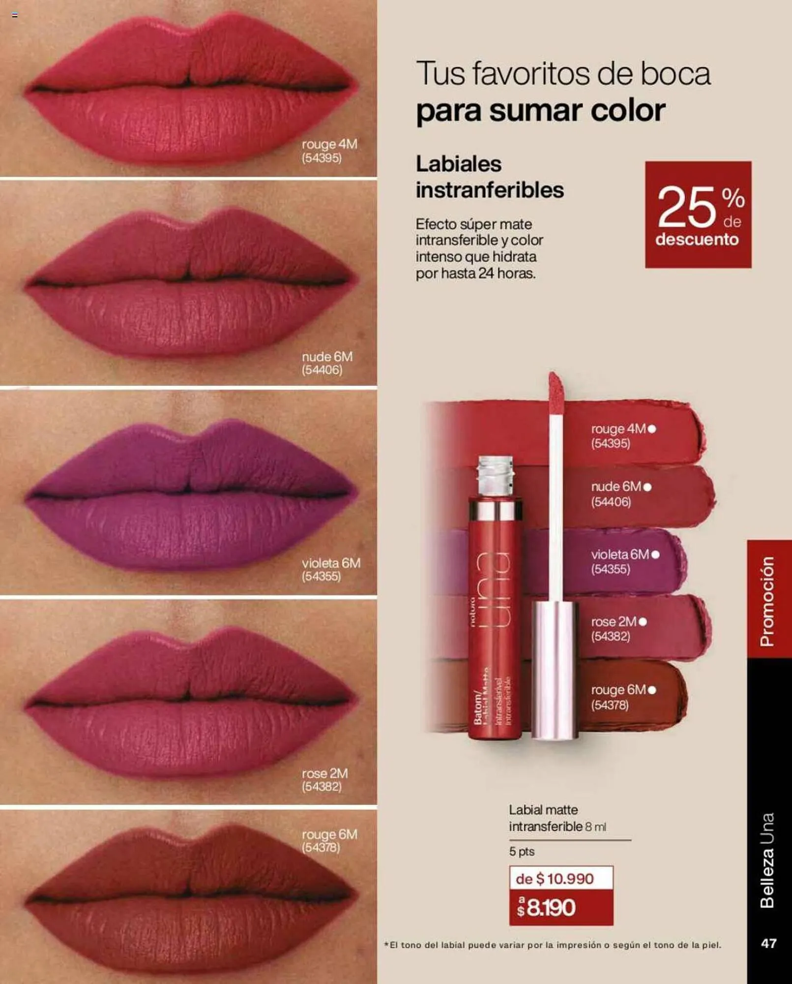 Catálogo de Catálogo Natura 1 de julio al 31 de octubre 2023 - Página 47