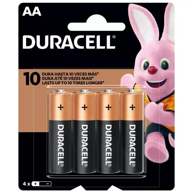 PILAS ALCALINA CB AA X4 UNIDADES DURACELL
