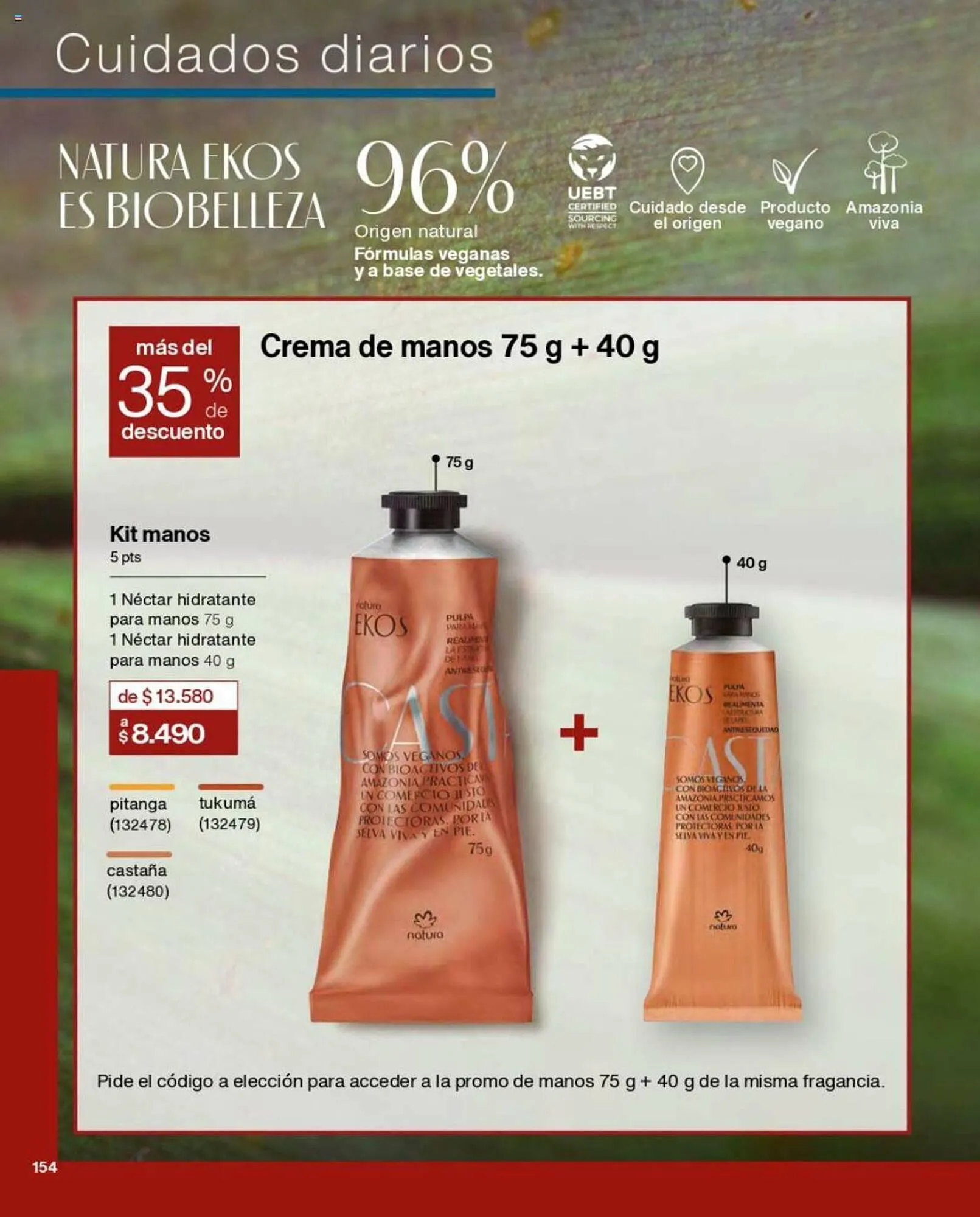 Catálogo de Catálogo Natura 1 de septiembre al 30 de septiembre 2023 - Página 154