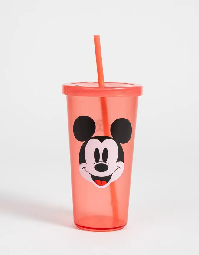 Vaso con cara de mickey