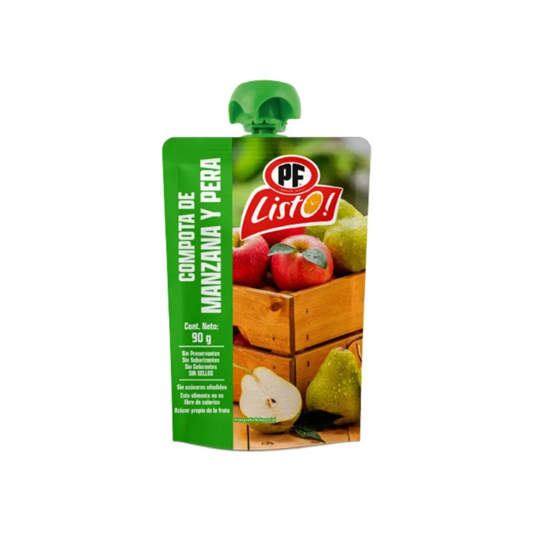 Compota de Manzana y Pera PF 90gr.