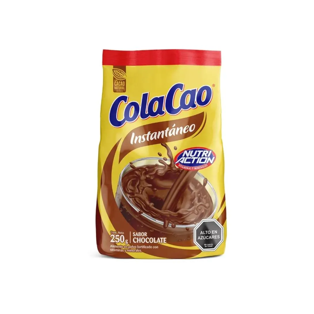 Saborizante Cola Cao en Polvo Fortificado Sabor Chocolate, 250gr.