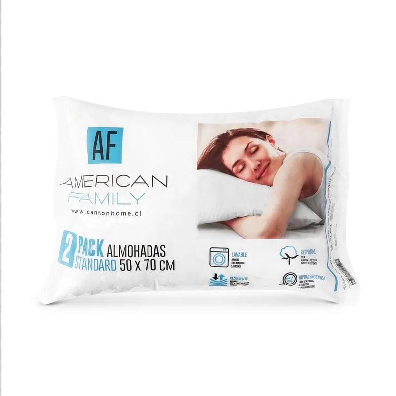 Almohada Microfibra American Family