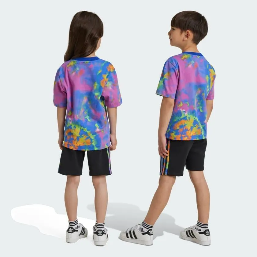 Conjunto Shorts y Polera Tie-Dyed Niños