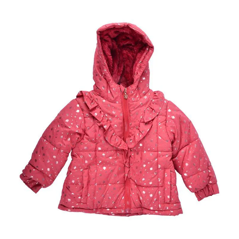 Parka Bebé Niña Guinda