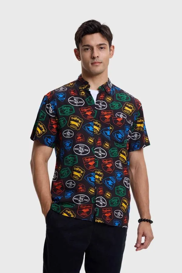 Camisa hombre harry potter negro