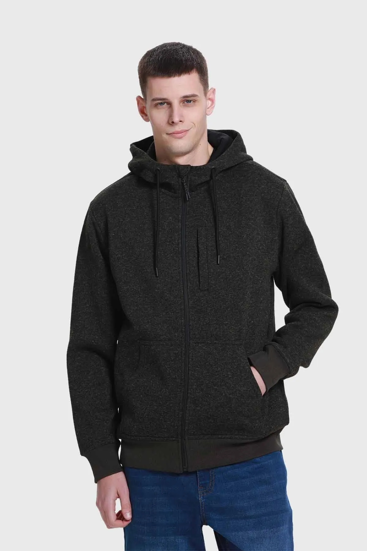 Polar Hombre Hoodie Verde