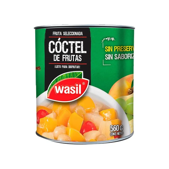 Cocktail Frutas Wasil 560 Grs