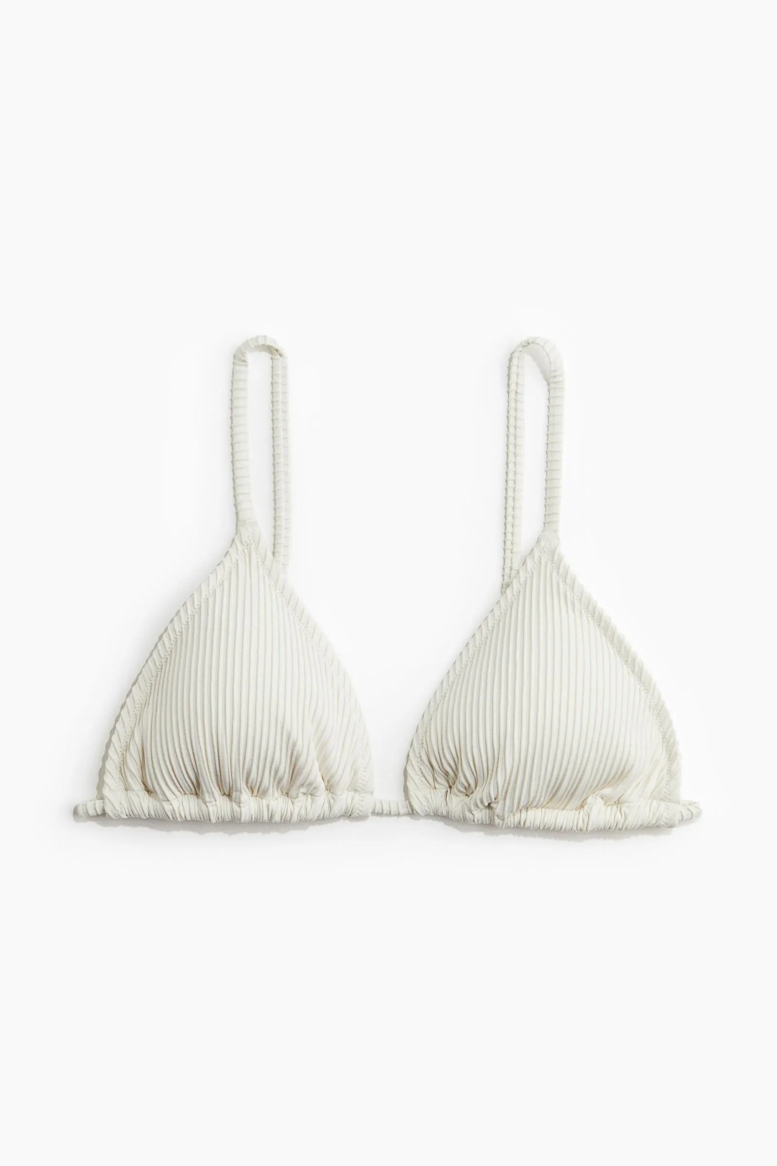 Top de bikini triangular con relleno