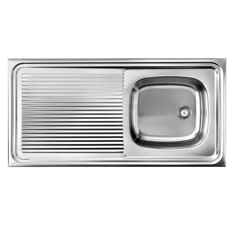 Lavaplatos Sobre Encimera Inoxidable 100.50 1c 1e Izq 100x50 cm