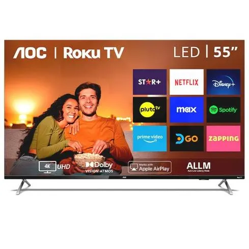 LED 55" 55U6125 ROKU UHD 4K SMAR TV