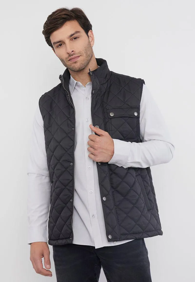 Parka Hombre S/M Quilted Check Charco