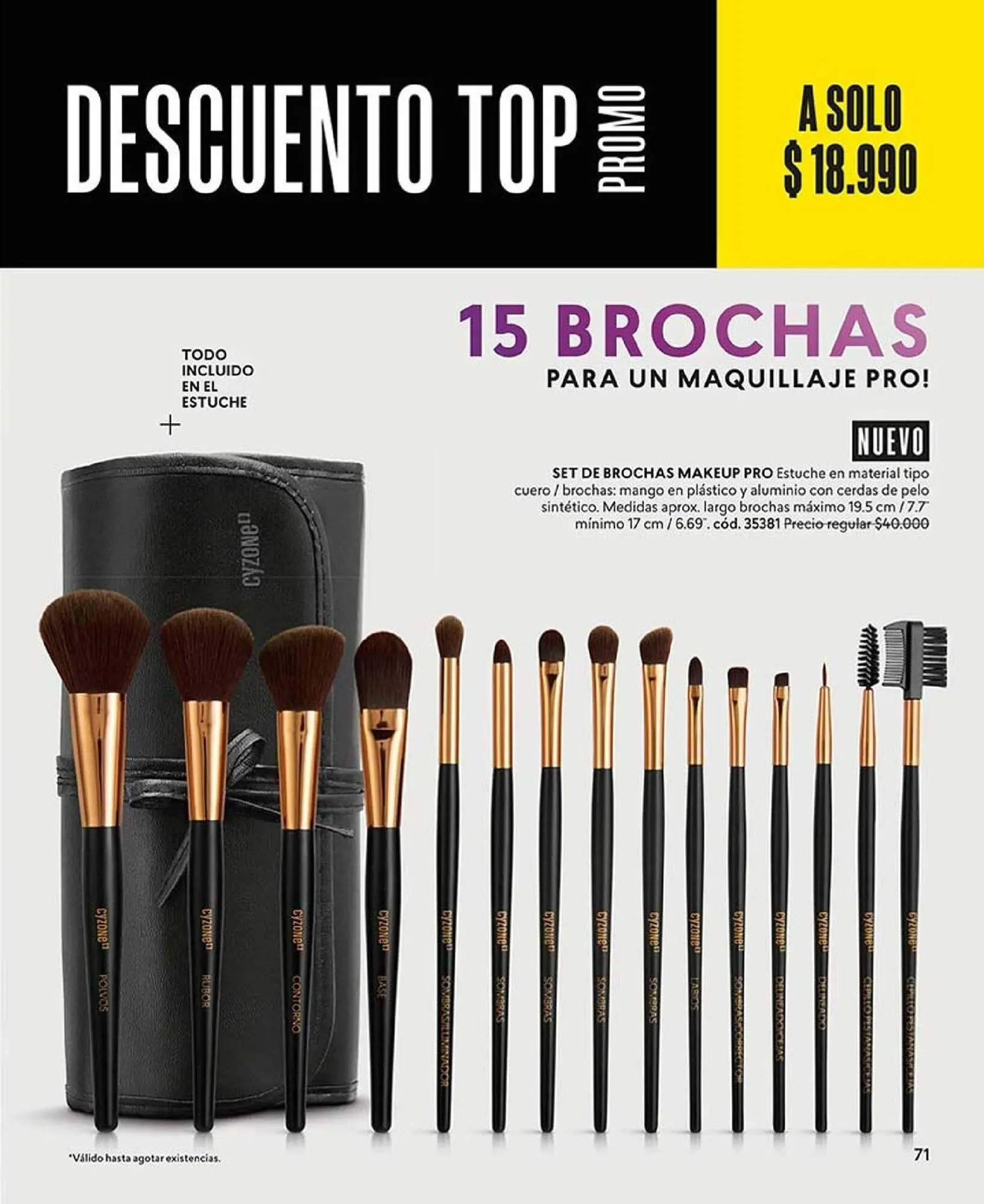 Catálogo de Catálogo Cyzone 25 de marzo al 31 de mayo 2025 - Página 71