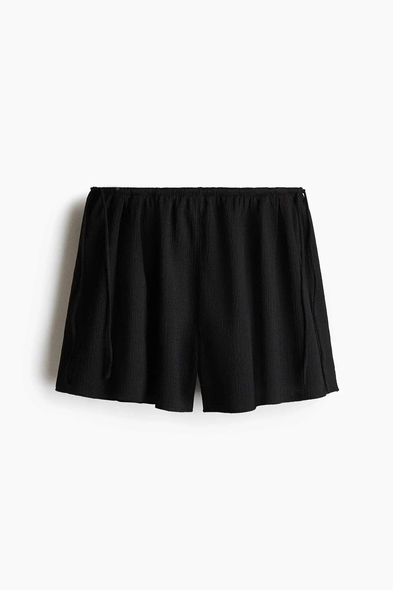 Shorts de punto efecto arrugado