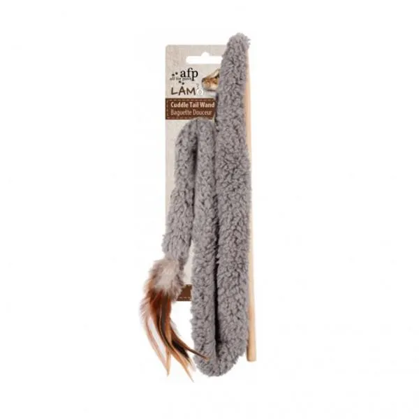 AFP LAMB CUDDLE TAIL WAND CAT