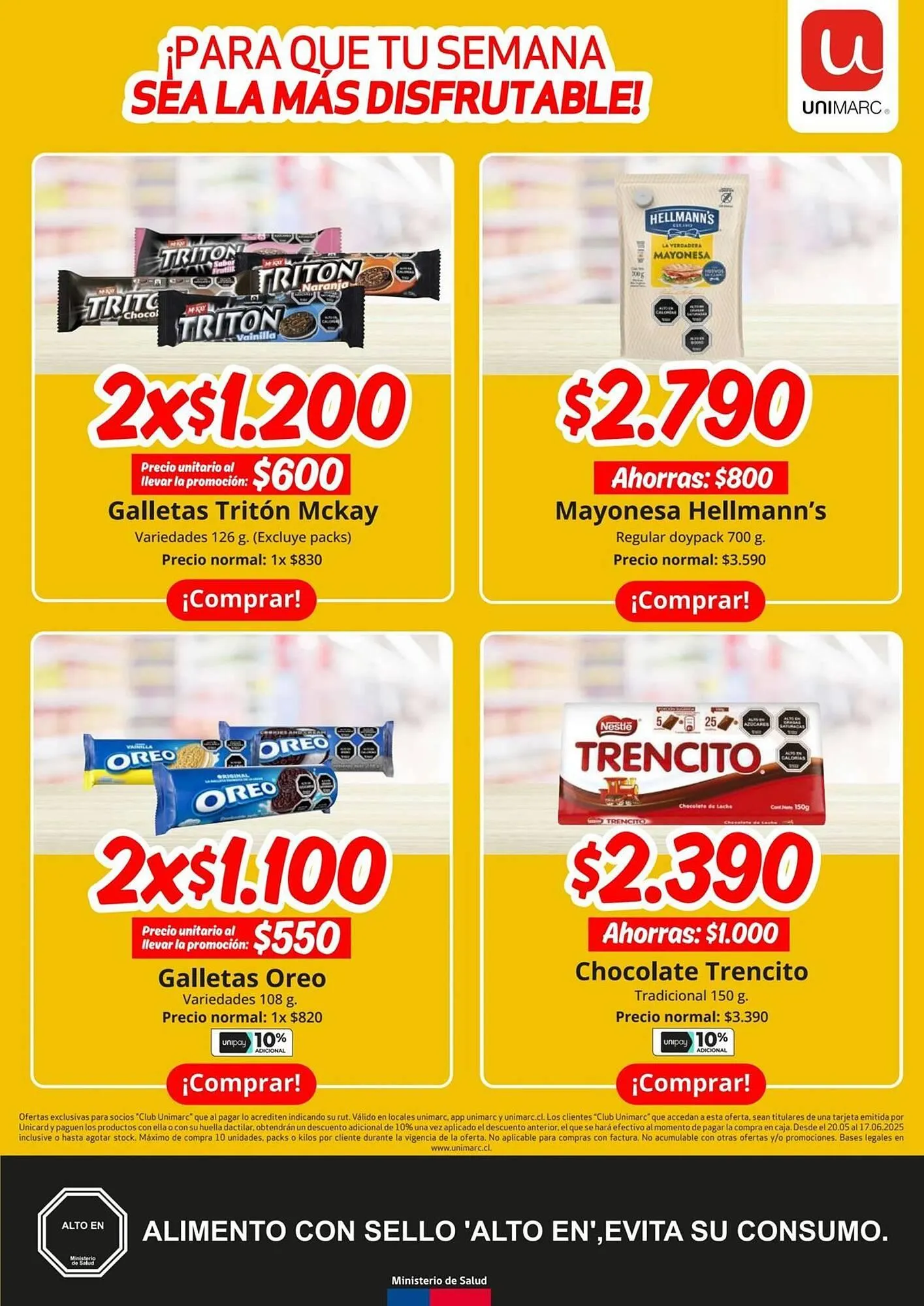 Catálogo de Catálogo Unimarc 20 de mayo al 17 de junio 2025 - Página 7