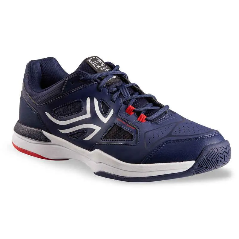 ZAPATILLAS DE TENIS HOMBRE TS500 MULTI CANCHA AZUL MARINO
