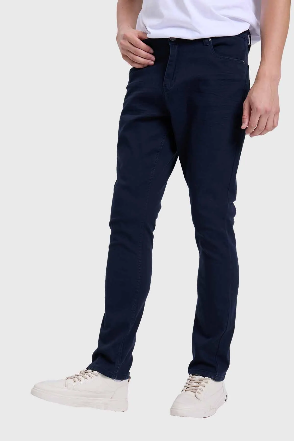 Jeans Hombre Slim Azul