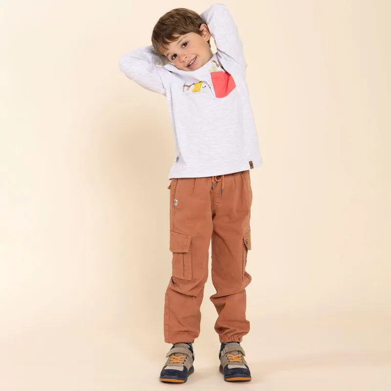 Pantalón Niño Skout Beige